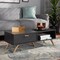 Baxton Studio Kelson Modern and Contemporary Dark Grey and Gold Finished Wood Coffee Table 189-12086-ZORO - alternate 1